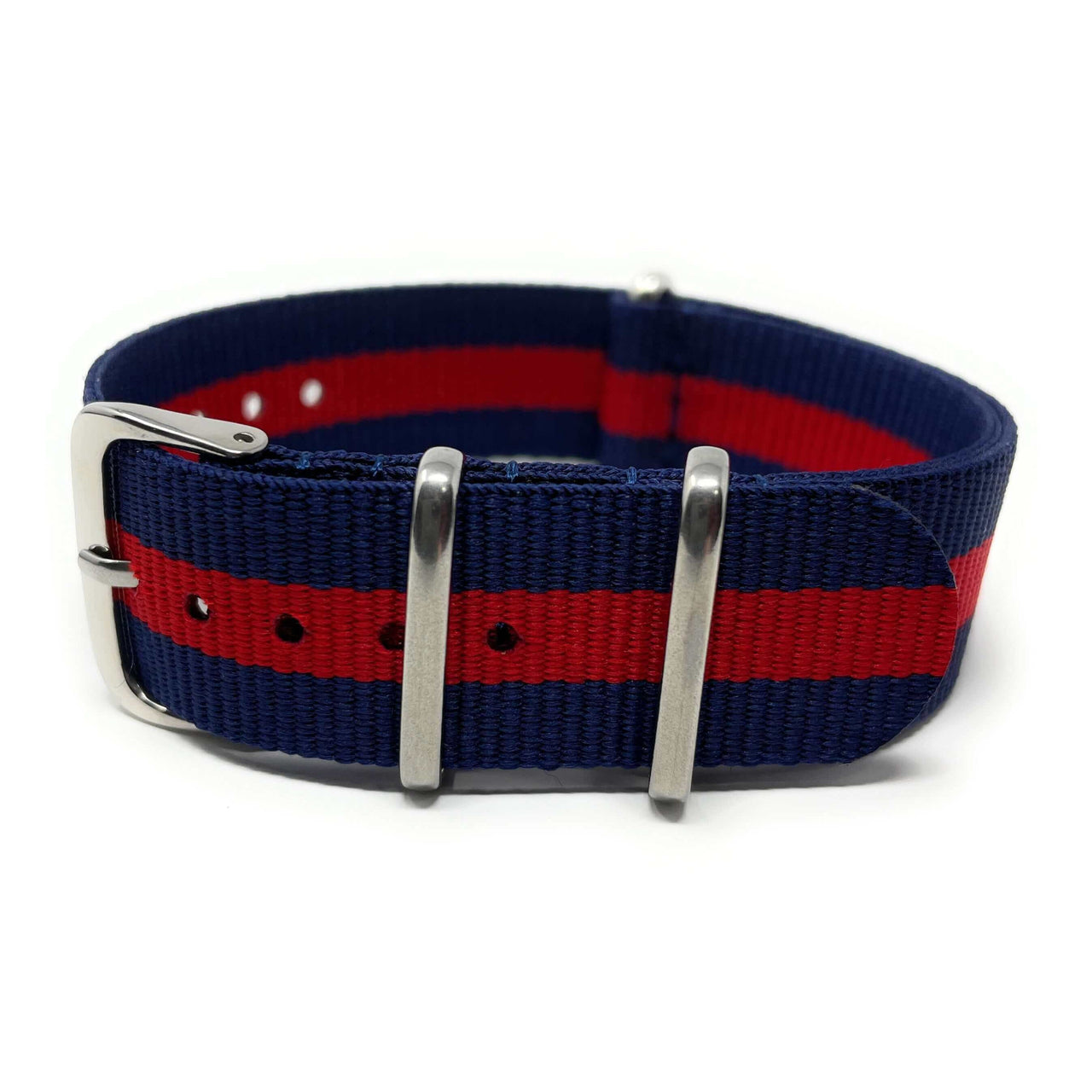 Classic Military Style Strap - Blue & Red Guards Regiment and Household Cavalry Colours