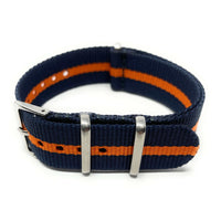 Thumbnail for Classic Military Style Strap - Blue & Orange