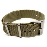 Thumbnail for Premium Woven Military Style Watch Strap - Beige