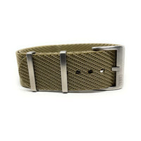 Thumbnail for Premium Woven Military Style Watch Strap - Beige
