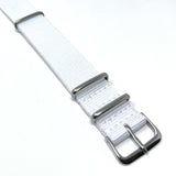 Classic Military Style Strap - White