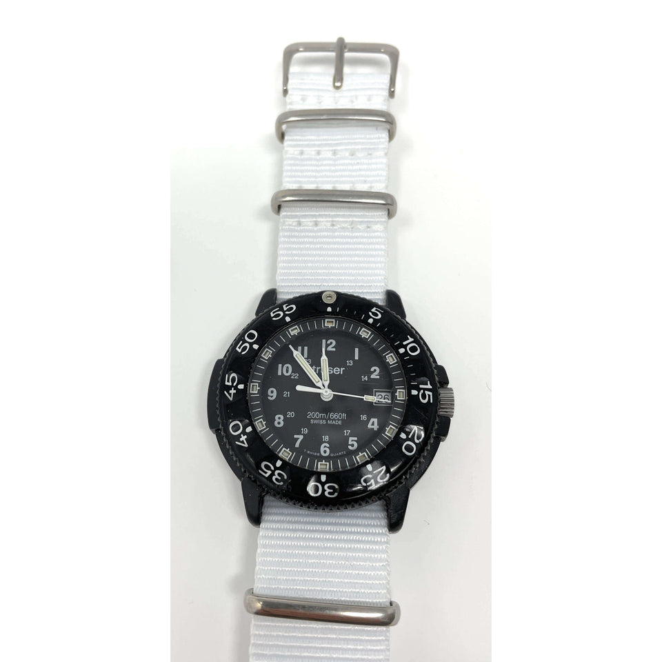 Classic Military Style Strap - White