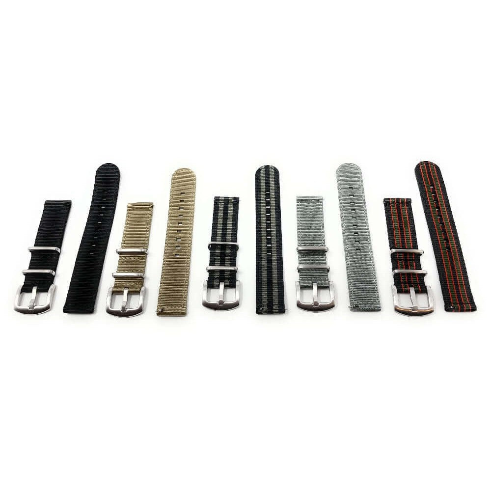 Military Style Strap Two Piece with Quick Release Pins- Garmin Compatible