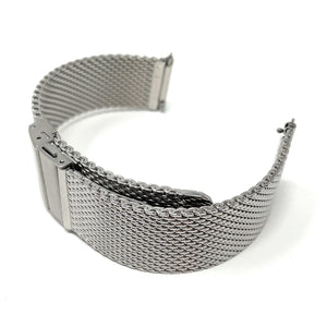 Bond Milanese Mesh Stainless Steel Watch Strap- Premium Butterfly Buckle Clasp