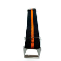 Thumbnail for Marine Nationale Military Style Elastic Strap - Black & Orange