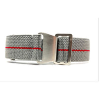 Thumbnail for Marine Nationale Military Style Elastic Strap - Grey & Red