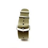 Seatbelt Woven Military Style Watch Strap - Gold
