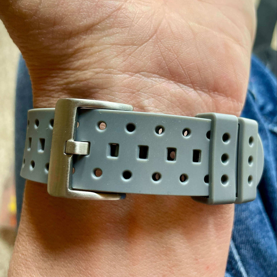 Rubber Watch Strap (FKM) For Sports and Diving