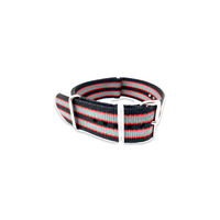 Thumbnail for Military Style Strap - Black Grey Red Stripe Bond
