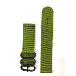 Zulu Military Style Strap Two Piece with Quick Release Pins- Garmin Compatible