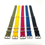 Classic Military Style Watch Strap- Ribbed