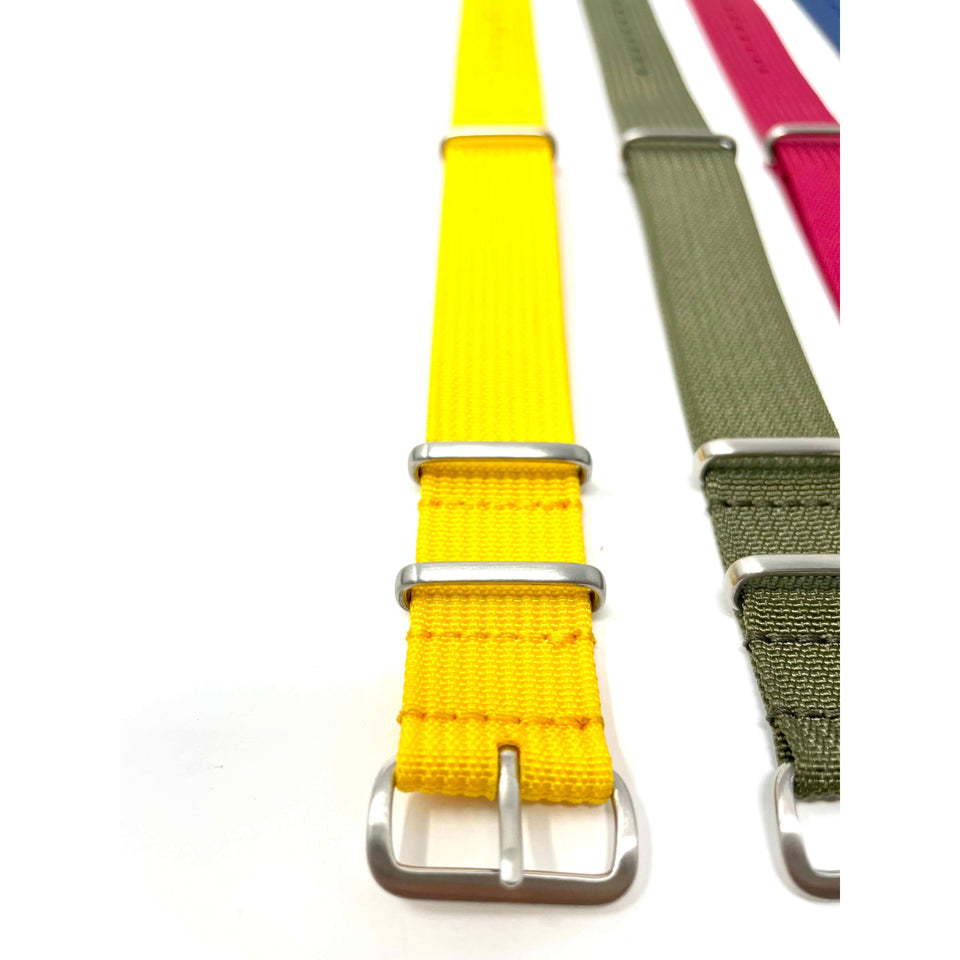 Classic Military Style Watch Strap- Ribbed