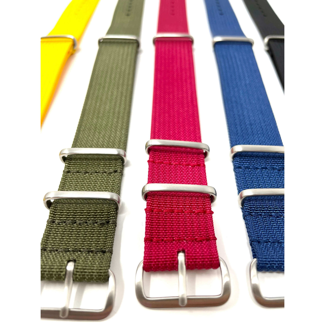 Classic Military Style Watch Strap- Ribbed