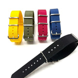 Classic Military Style Watch Strap- Ribbed