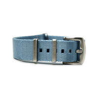Thumbnail for Premium Thick Woven Military Style Watch Strap - Sky Blue