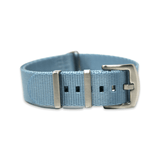 Premium Thick Woven Military Style Watch Strap - Sky Blue