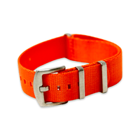 Thumbnail for Premium Thick Woven Military Style Watch Strap - Orange
