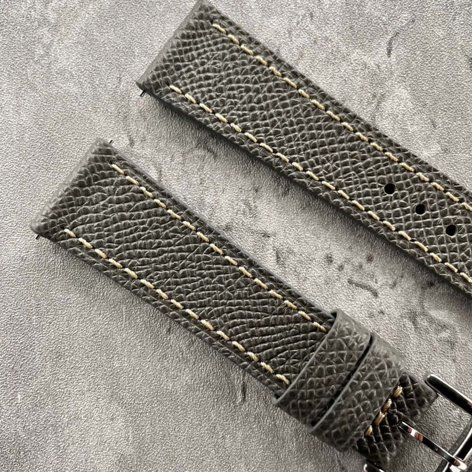 Epsom Calfskin Handmade Leather Watch Strap