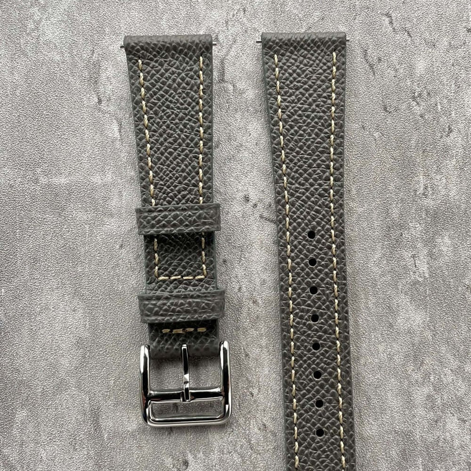 Epsom Calfskin Handmade Leather Watch Strap