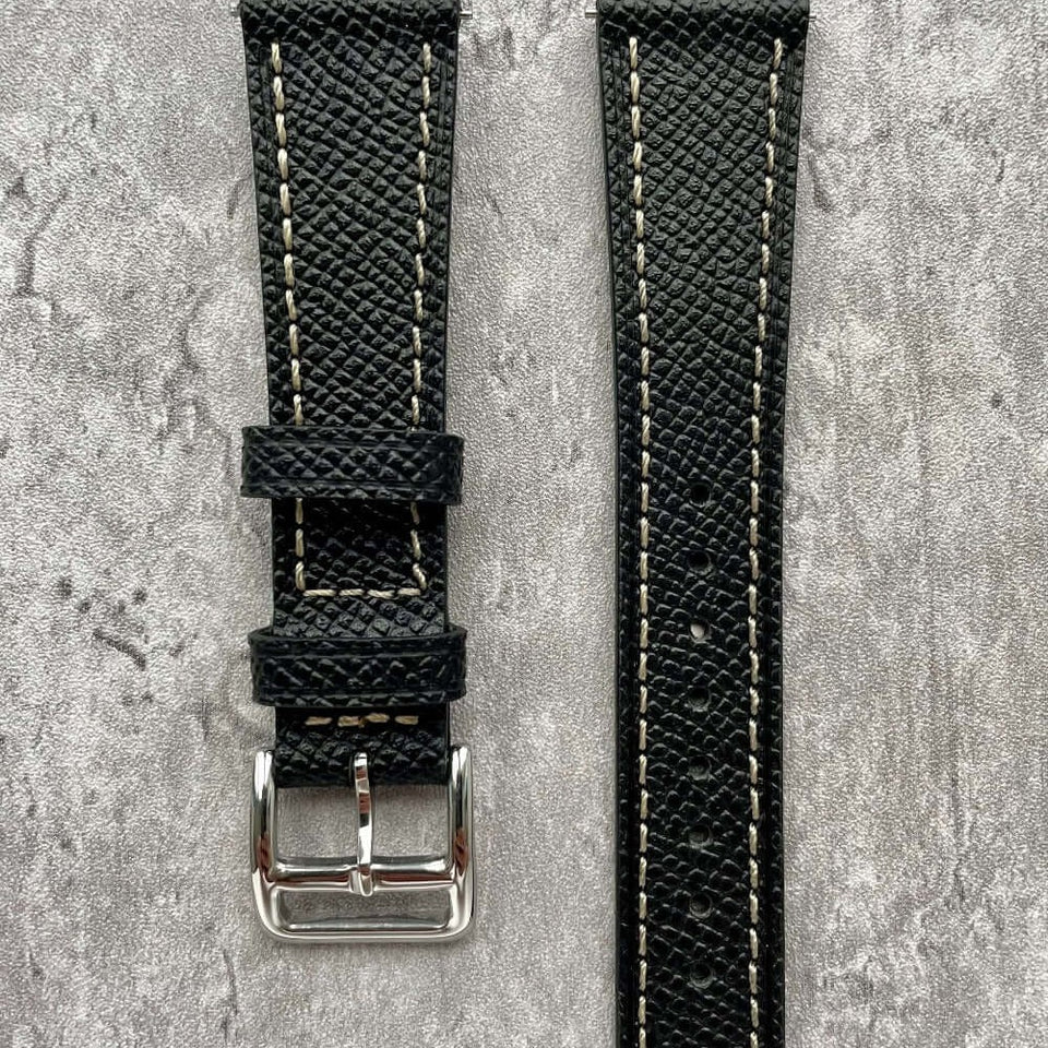 Epsom Calfskin Handmade Leather Watch Strap
