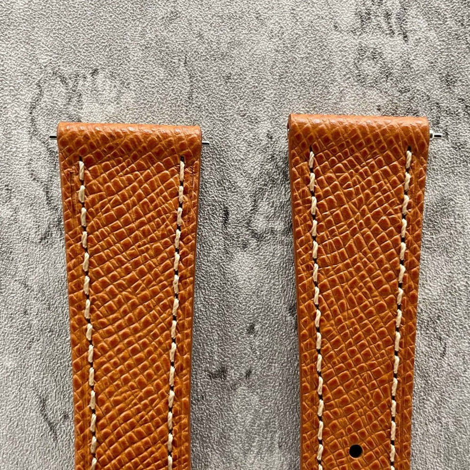 Epsom Calfskin Handmade Leather Watch Strap