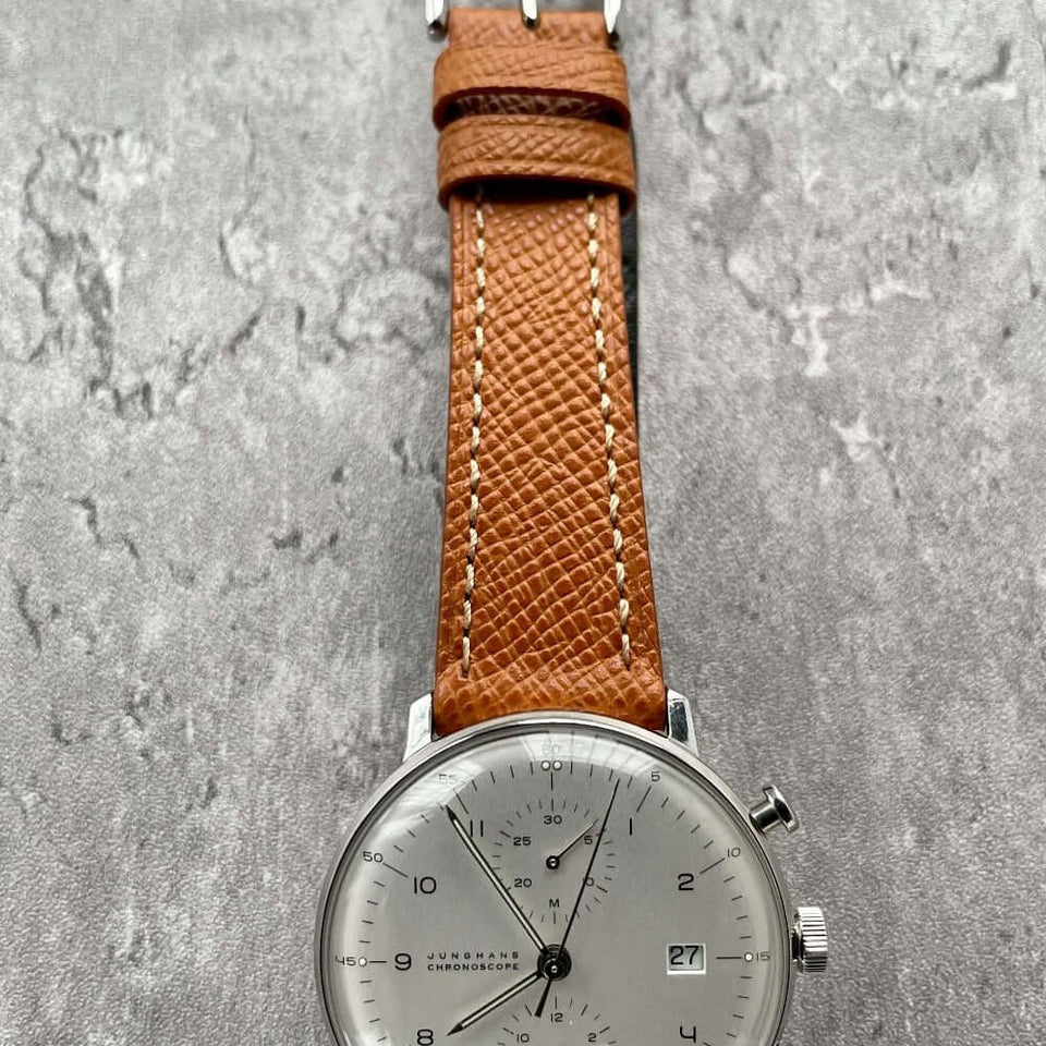 Epsom Calfskin Handmade Leather Watch Strap