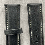 Kensington Classic Genuine Leather Padded Watch Strap With Contrasting Stitching
