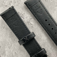 Thumbnail for Kensington Classic Genuine Leather Padded Watch Strap With Contrasting Stitching