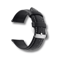 Thumbnail for Kensington Classic Genuine Leather Padded Watch Strap With Contrasting Stitching