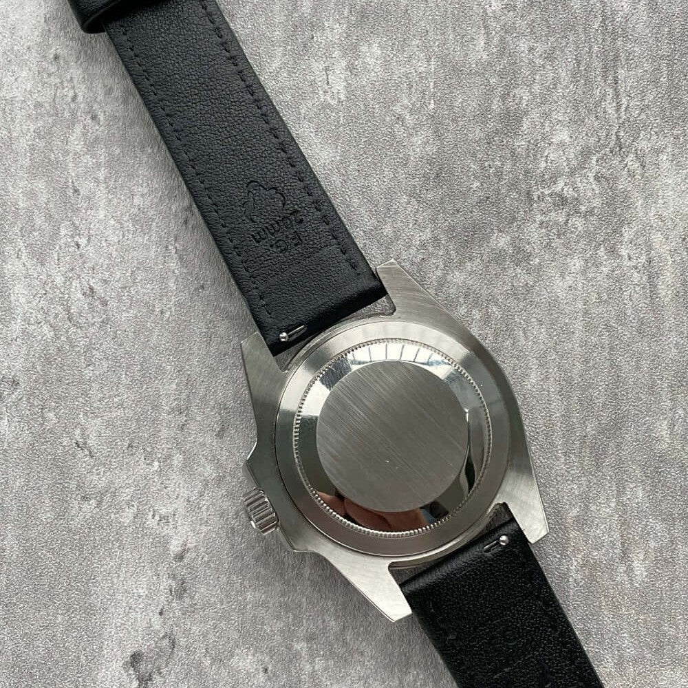 Kensington Classic Genuine Leather Padded Watch Strap With Contrasting Stitching