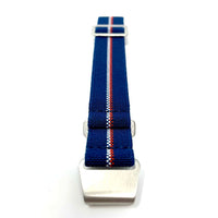 Thumbnail for Marine Nationale Military Style Elastic Strap - Blue, Red & White