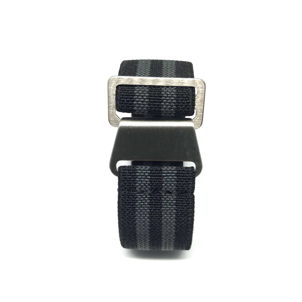 Marine Nationale Military Style Elastic Strap - Bond Grey and Black