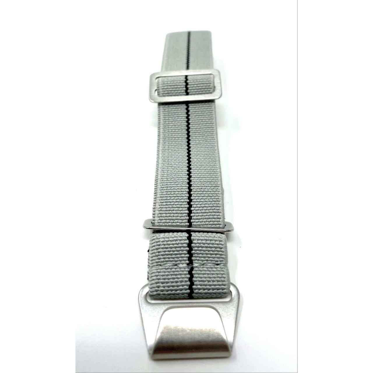 Marine Nationale Military Style Elastic Strap - Grey & Black