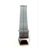 Thumbnail for Marine Nationale Military Style Elastic Strap - Grey & Orange