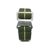 Thumbnail for Marine Nationale Military Style Elastic Strap - Military Green & Yellow