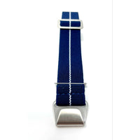 Thumbnail for Marine Nationale Military Style Elastic Strap - Navy Blue & White