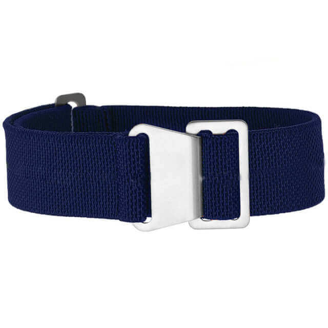 Marine Nationale Military Style Elastic Strap - Navy Blue