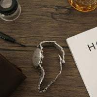 Thumbnail for Premium Marlborough Polished Stainless Steel Watch Strap- Curved Ends or Straight Ends