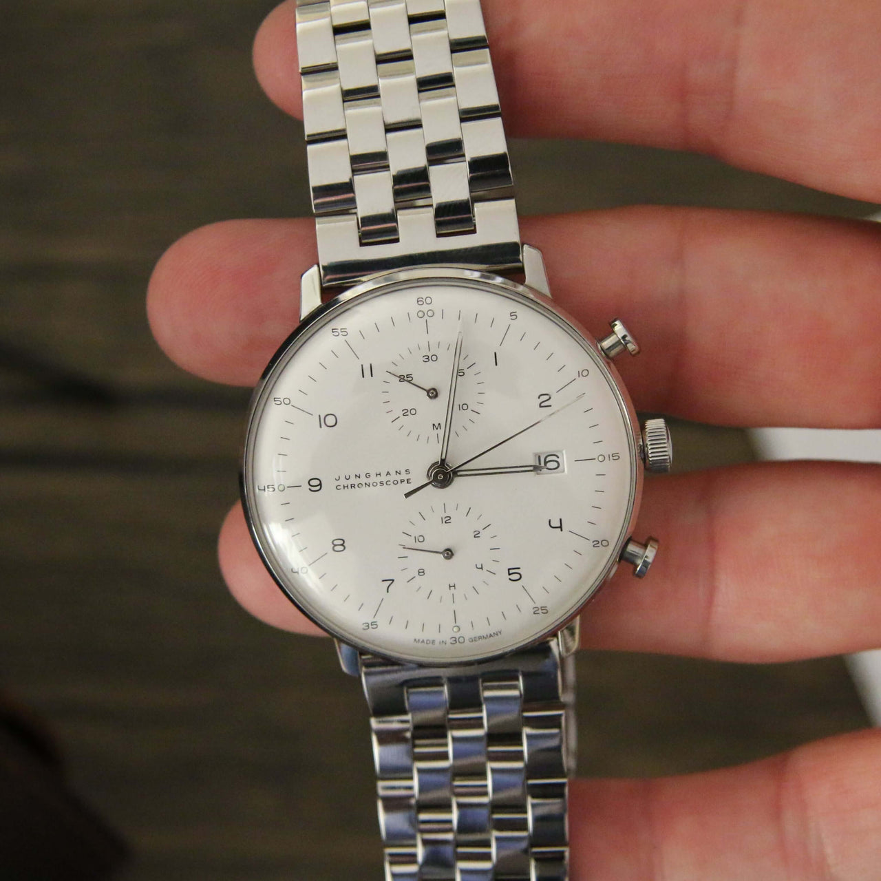 Premium Marlborough Polished Stainless Steel Watch Strap- Curved Ends or Straight Ends