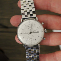 Thumbnail for Premium Marlborough Polished Stainless Steel Watch Strap- Curved Ends or Straight Ends