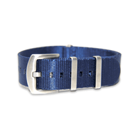 Thumbnail for Premium Thick Woven Military Style Watch Strap - Blue Ocean