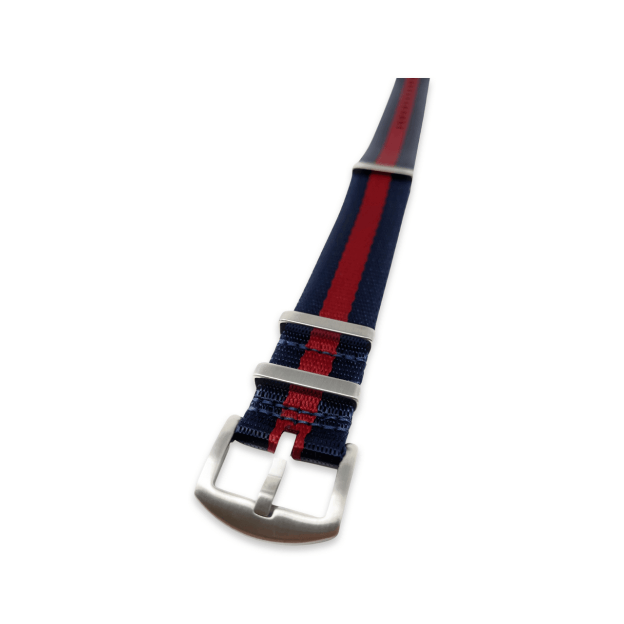 Premium Thick Woven Military Style Watch Strap - Blue Red Blue Household Division- Guards Regiment