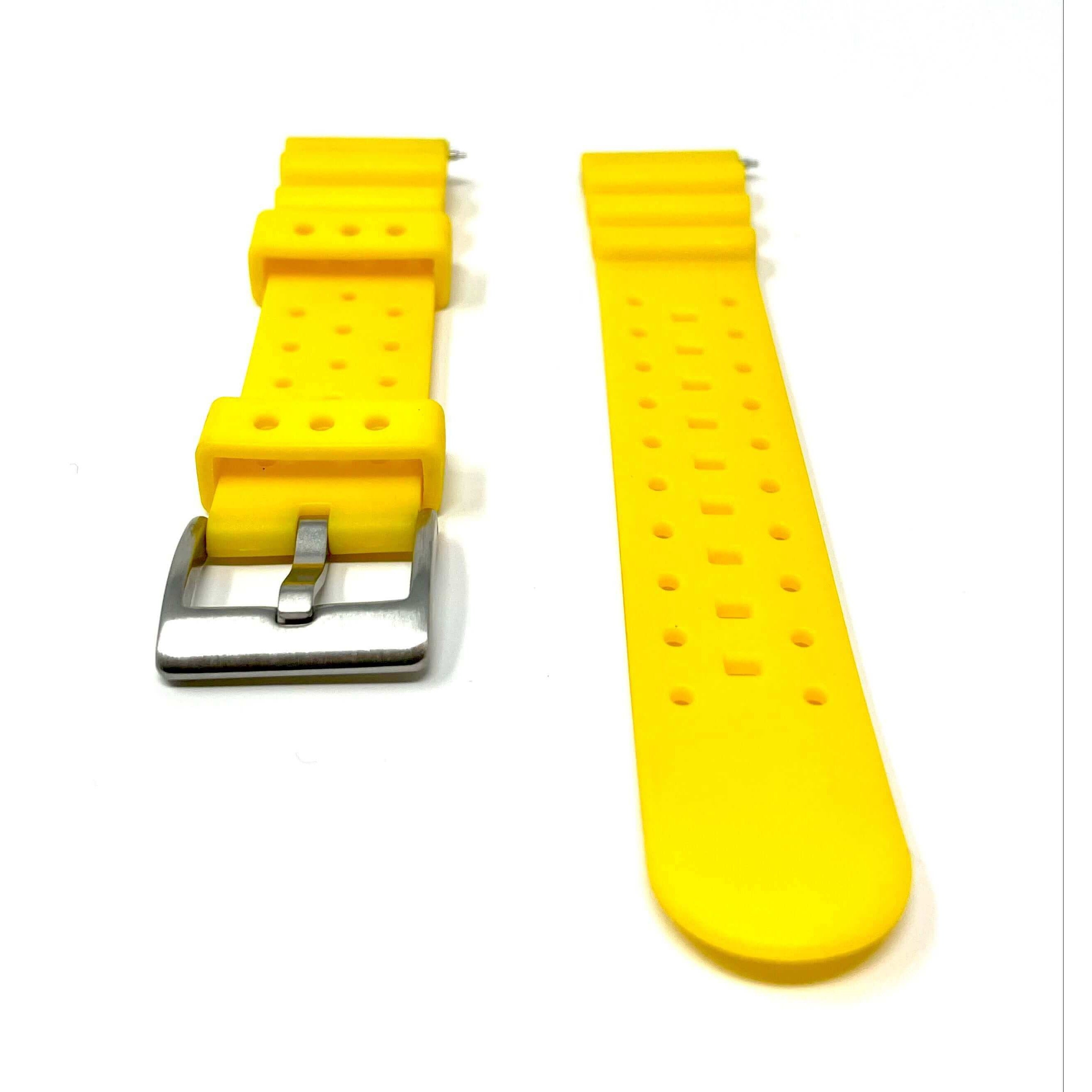 Rubber Watch Strap (FKM) For Sports and Diving