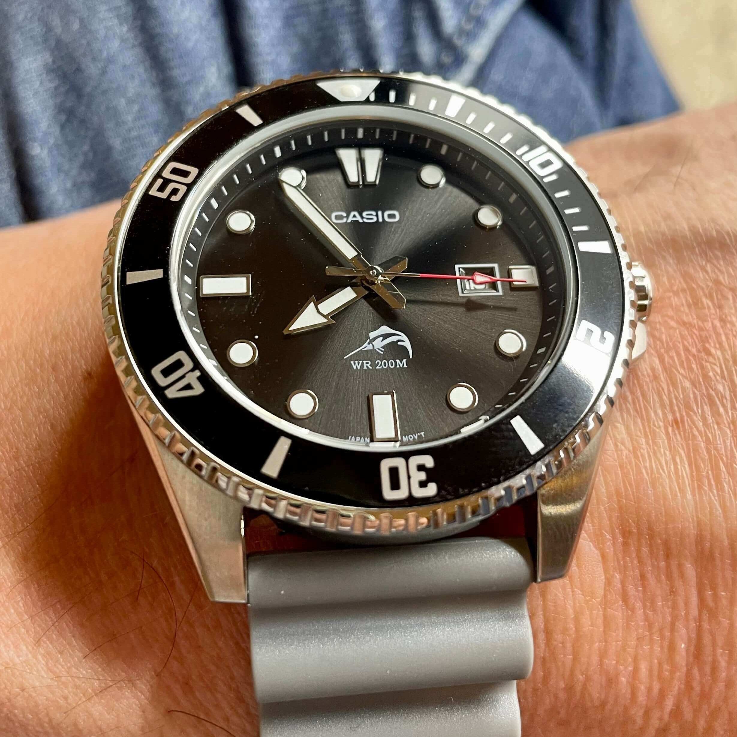 Rubber Watch Strap (FKM) For Sports and Diving