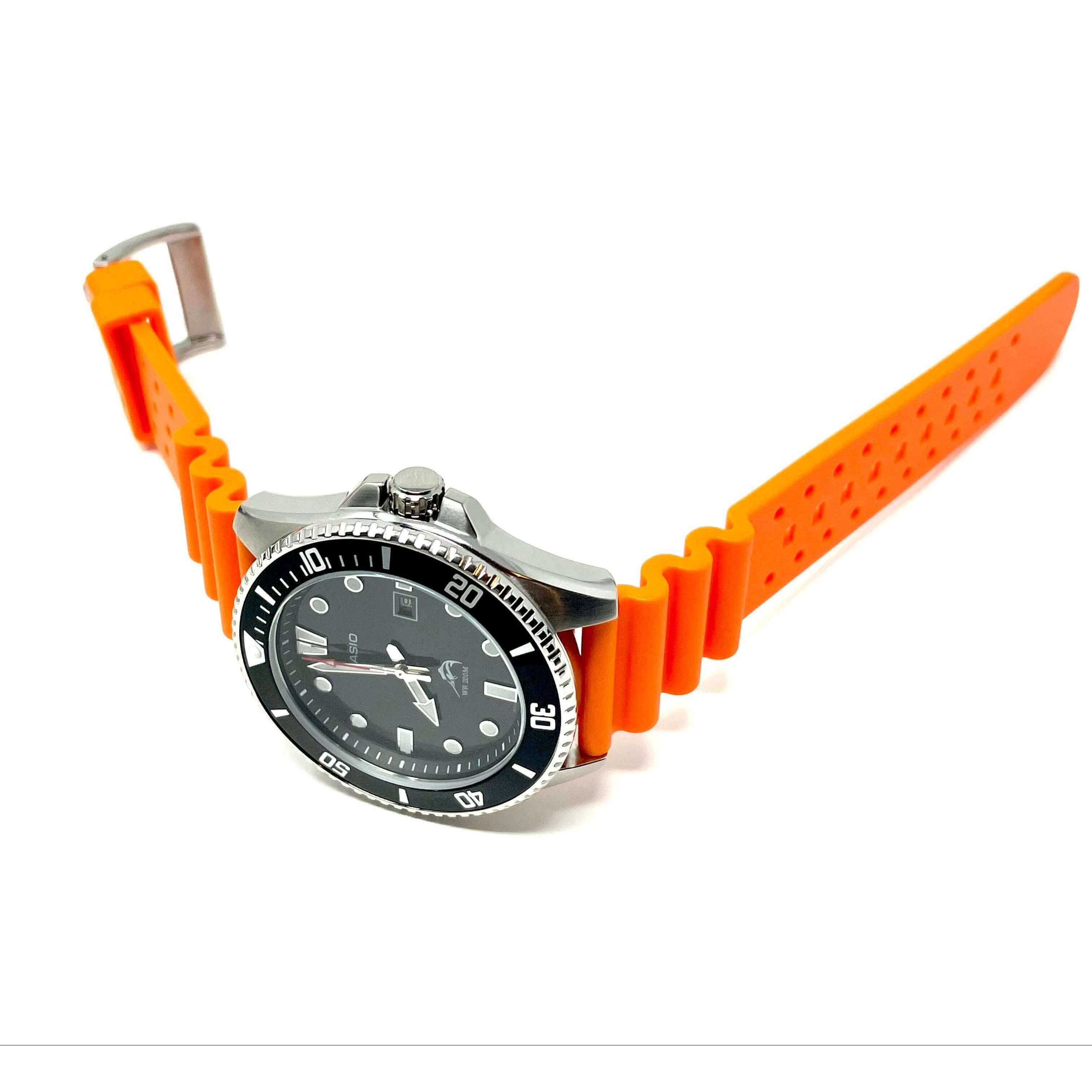 Rubber Watch Strap (FKM) For Sports and Diving