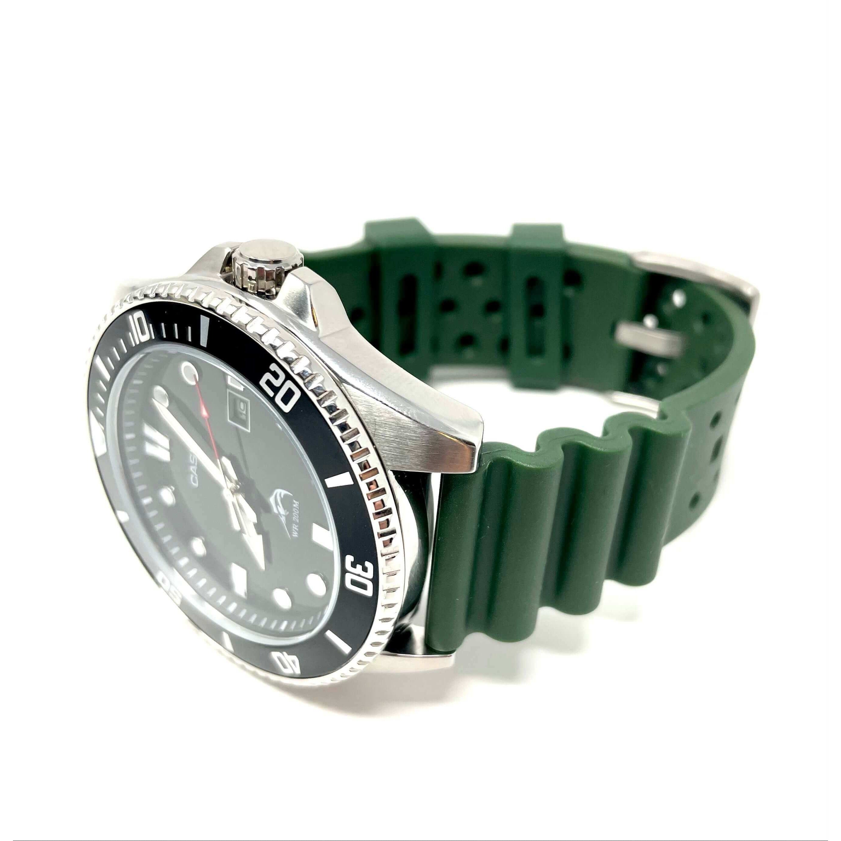 Rubber Watch Strap (FKM) For Sports and Diving