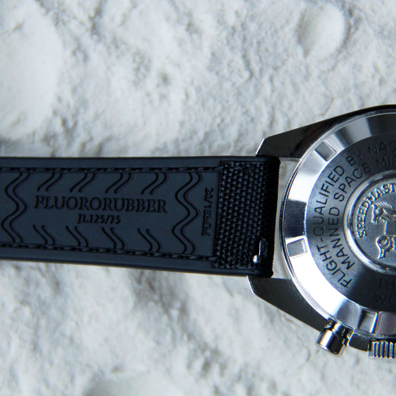 Sailcloth and Rubber Watch Strap- Hybrid Quick Release Strap From Strap Monsters