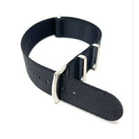 Thumbnail for Seatbelt Military Style Strap - Black Satin
