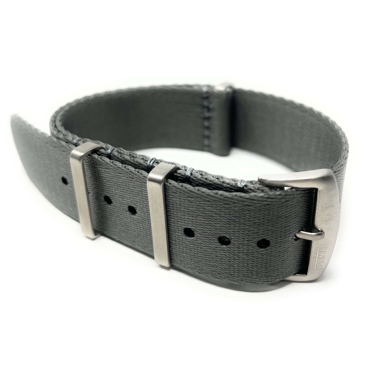 Seatbelt Military Style Strap - Grey Luxury