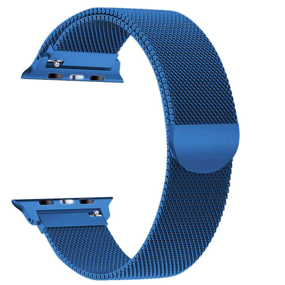 Milanese Metal Apple Strap in Stable Blue